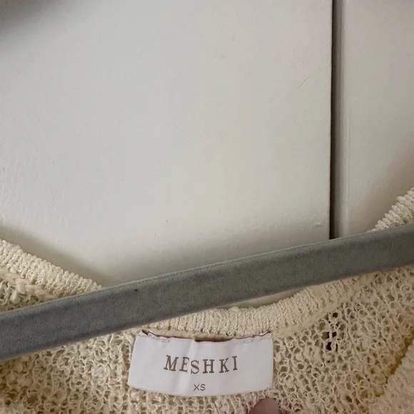 Meshki Cream Maxi Skirt & Knit Top Set - Picture 7 of 12